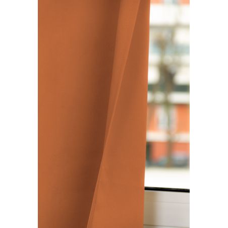 100% Mørklæggende Gardiner Efter Mål Revolution Orange MC374