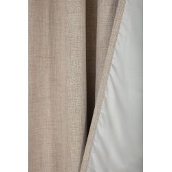 Varmeisolerende 100% mørklæggende gardin Mars Beige MC632