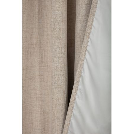 Varmeisolerende 100% mørklæggende gardin Mars Beige MC632