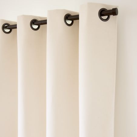 Varmeisolerende 100% mørklæggende gardin Romy Beige MC634