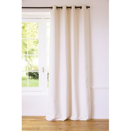 Varmeisolerende 100% mørklæggende gardin Romy Beige MC634