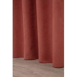 Varmeisolerende 100% mørklæggende gardin Romy Terra Cotta MC7005