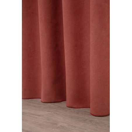 Varmeisolerende 100% mørklæggende gardin Romy Terra Cotta MC7005