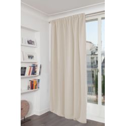 Mørklæggende gardin Ensfarvet Beige MC634